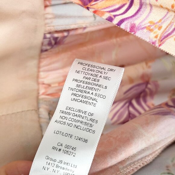 Amur Kallia Floral Patchwork Wide-Leg Strapless Jumpsuit - Picture 9 of 10